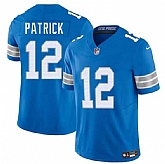 Men & Women & Youth Detroit Lions #12 Tim Patrick Blue 2025 F.U.S.E. Vapor Limited Stitched Jersey,baseball caps,new era cap wholesale,wholesale hats